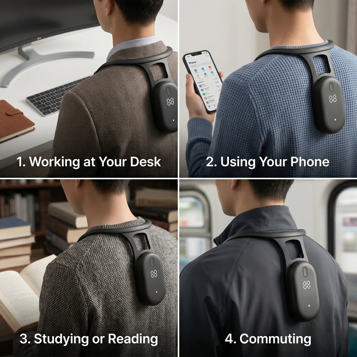 Posture Corrector Ultrasonic Smart Reminder Comfortable & Discreet