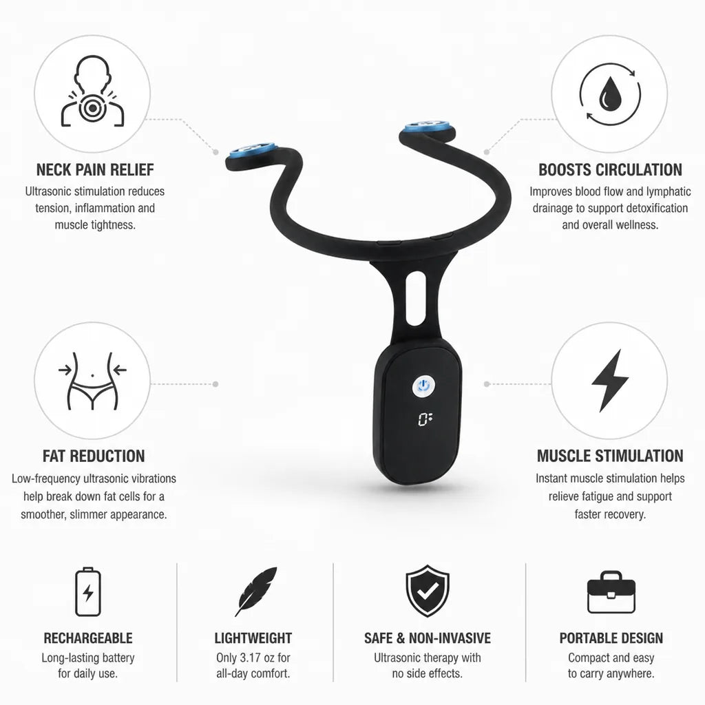 Posture Corrector Ultrasonic Therapy Portable & Rechargeable