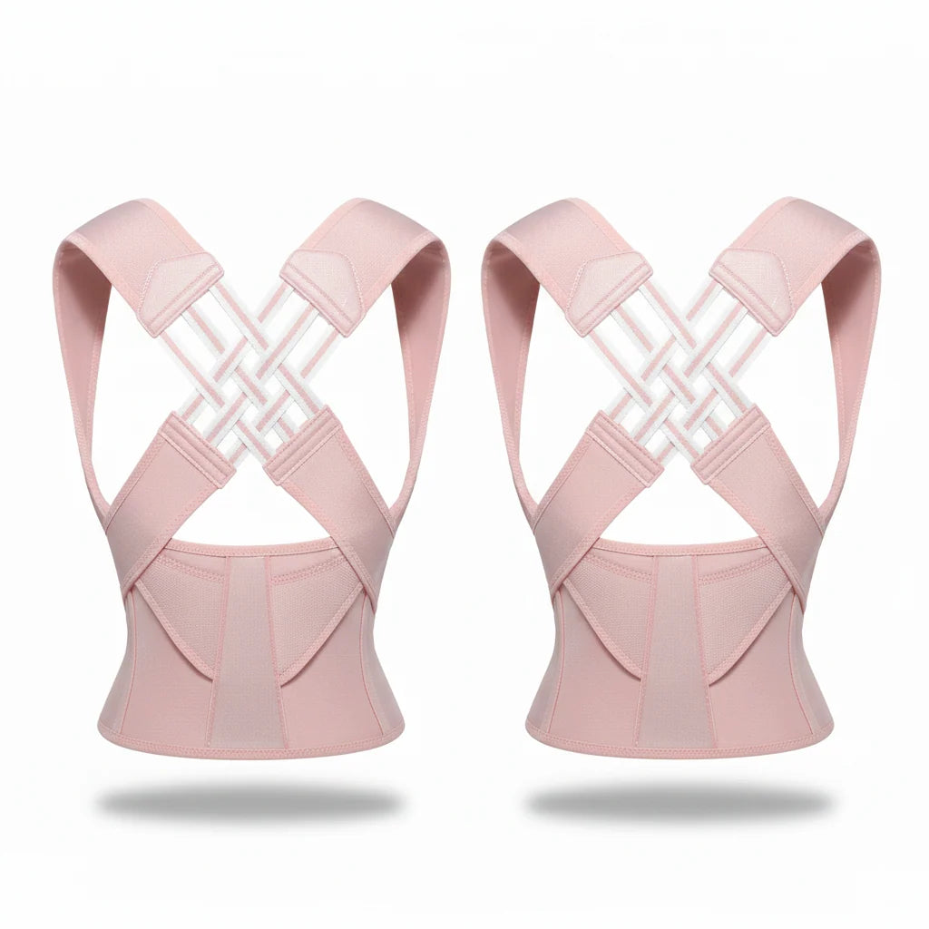 Posture Support Brace Adjustable Straps Lightweight Breathable