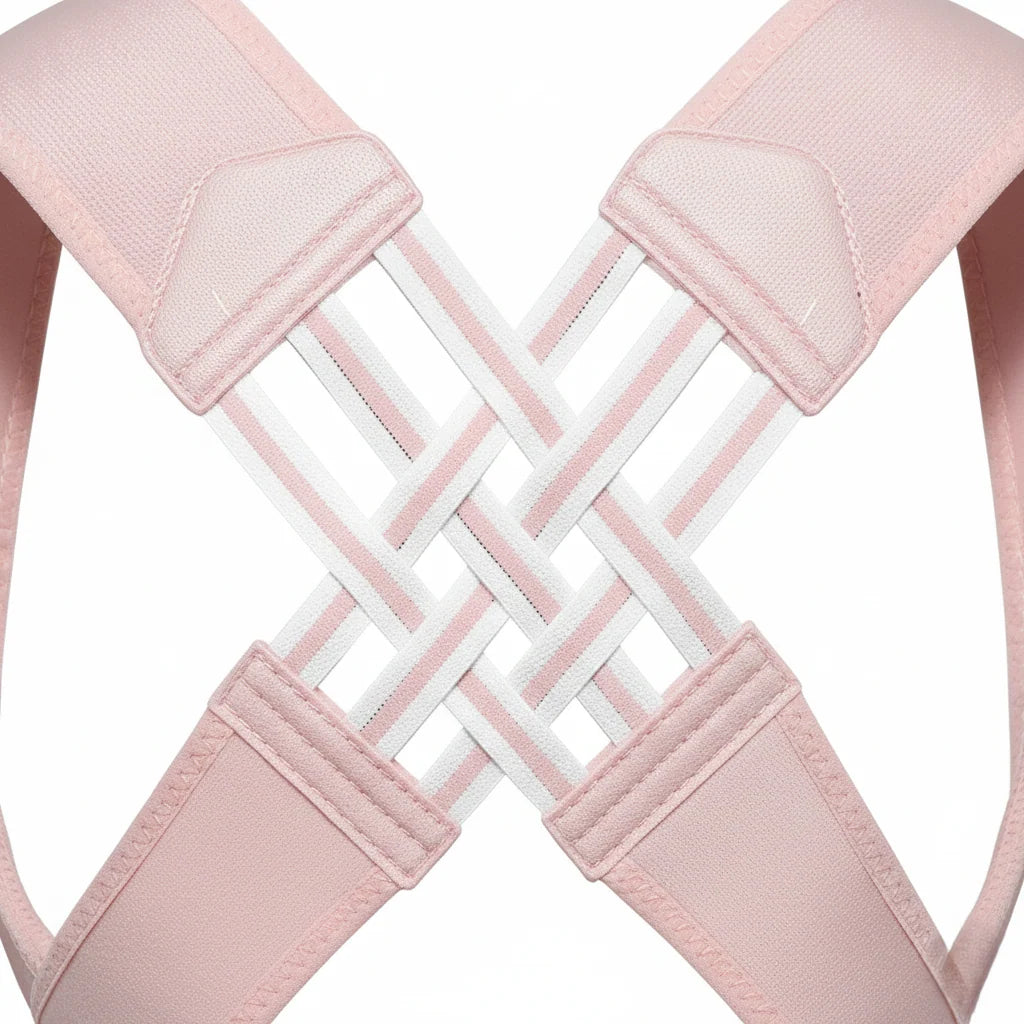 Posture Support Brace Adjustable Straps Lightweight Breathable