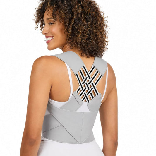 Posture Support Brace Full-Back Adjustable Fit & Breathable