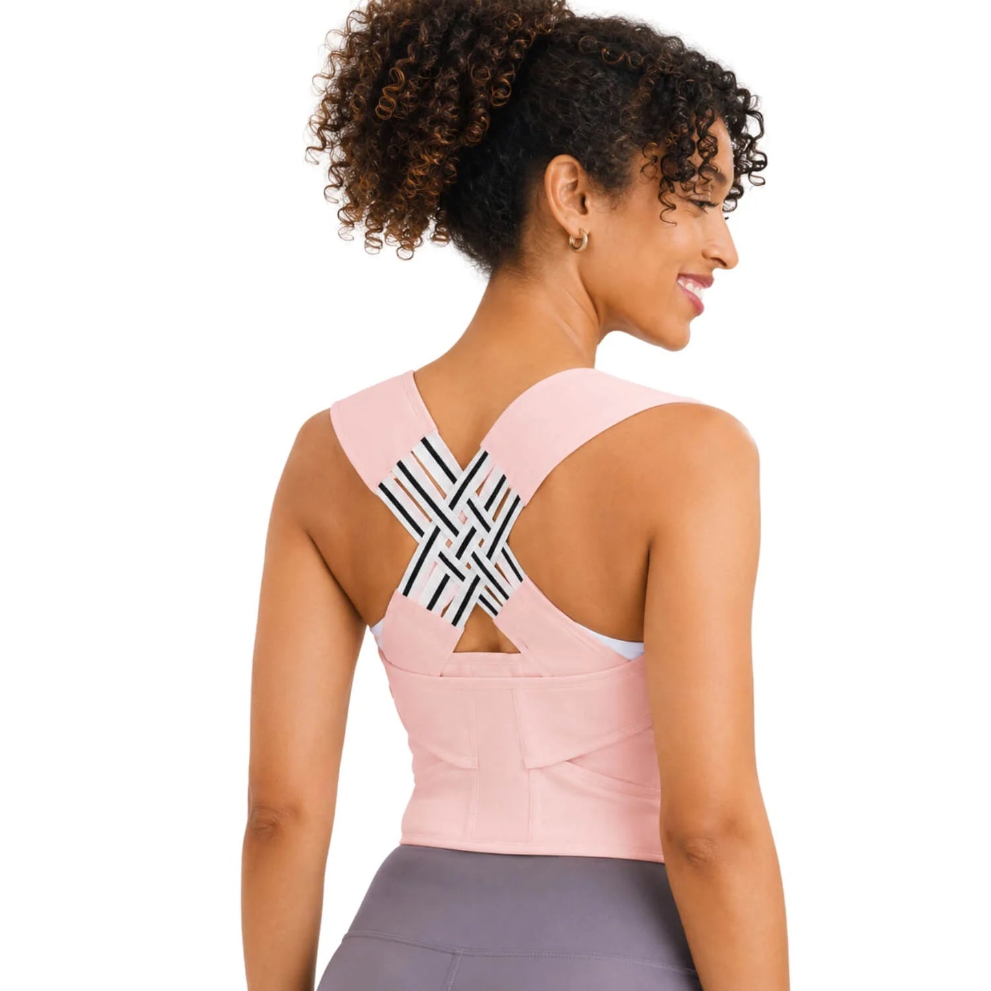 Posture Support Brace Full-Back Adjustable Fit & Breathable