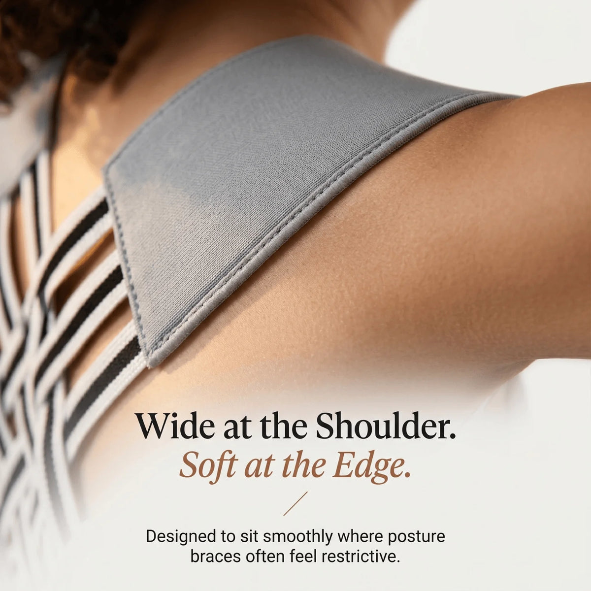 Posture Support Brace Full-Back Adjustable Fit & Breathable
