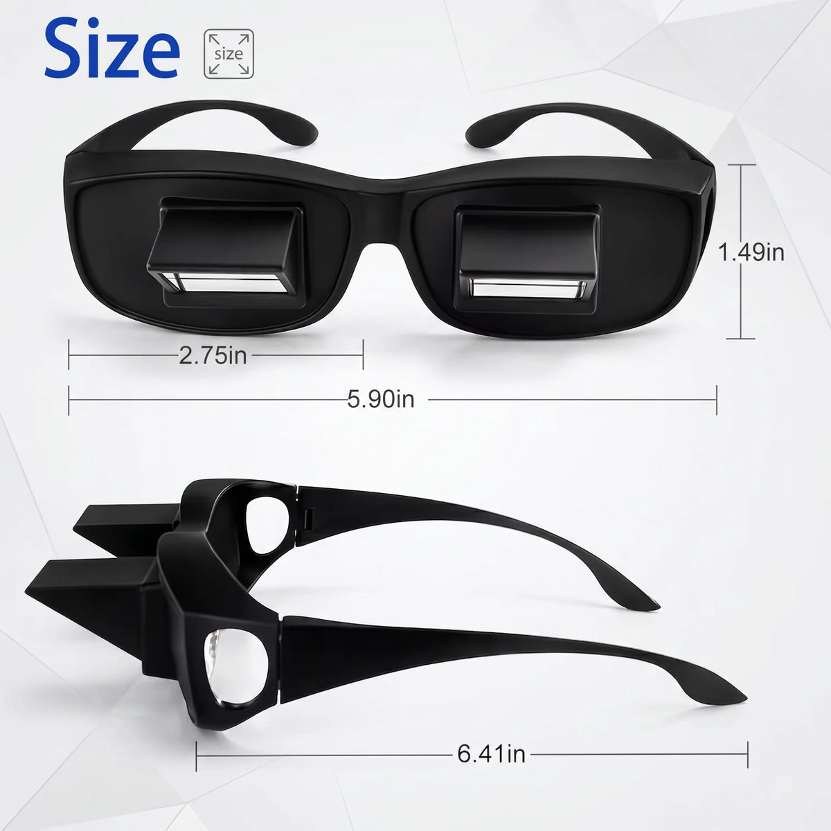 Prism Reading Glasses Hands-Free Lightweight & Portable