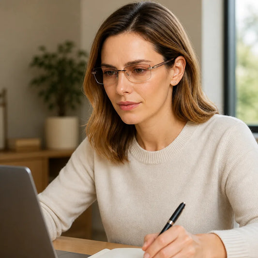 Progressive Glasses Frameless & Ultra-Light Anti-Blue Light
