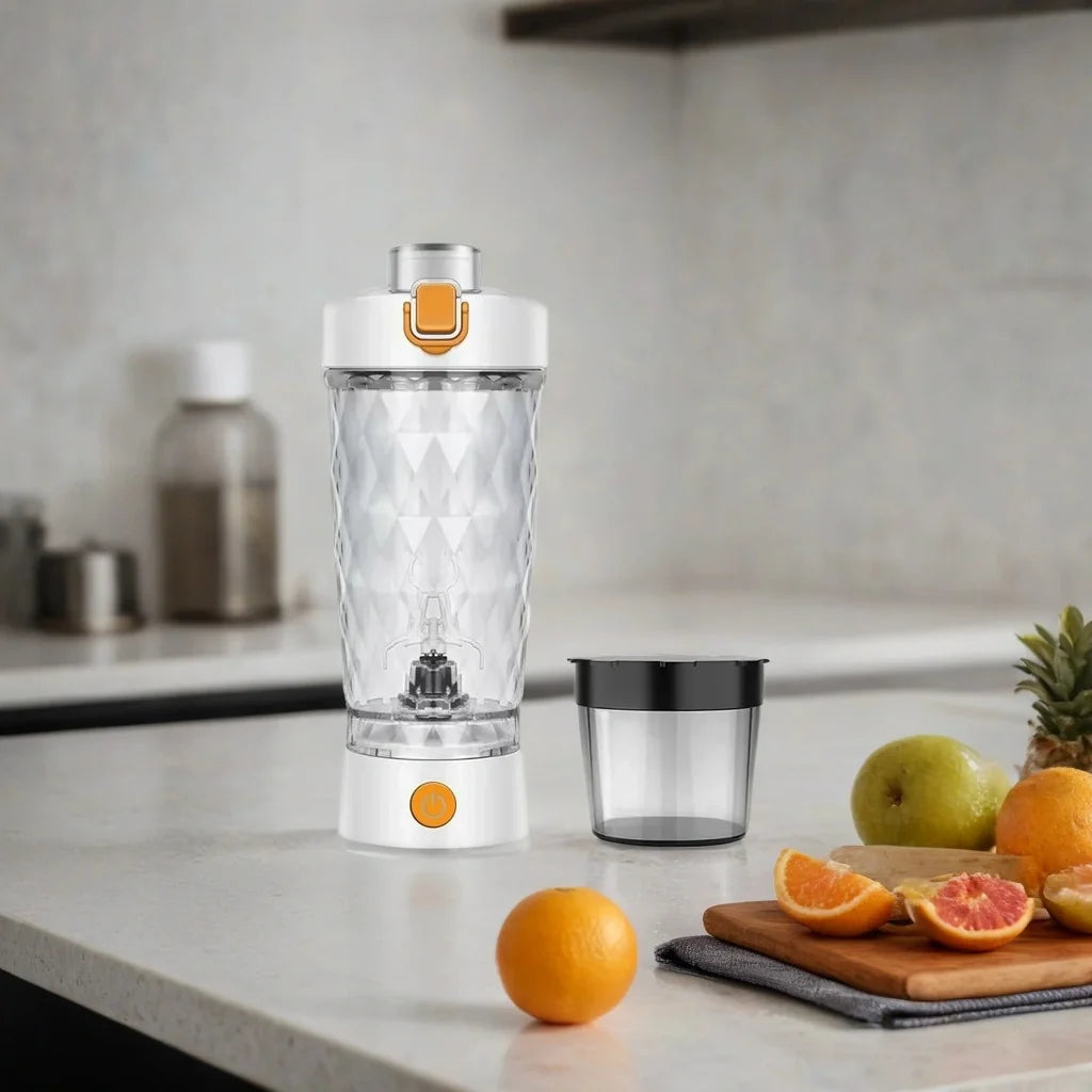 Protein Shaker Bottle Electric 7500RPM USB-C Rechargeable