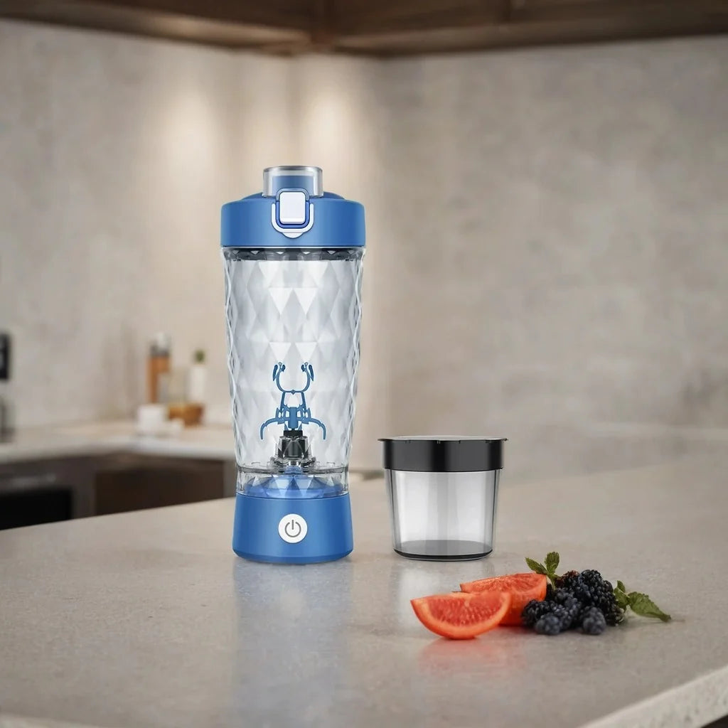 Protein Shaker Bottle Electric 7500RPM USB-C Rechargeable