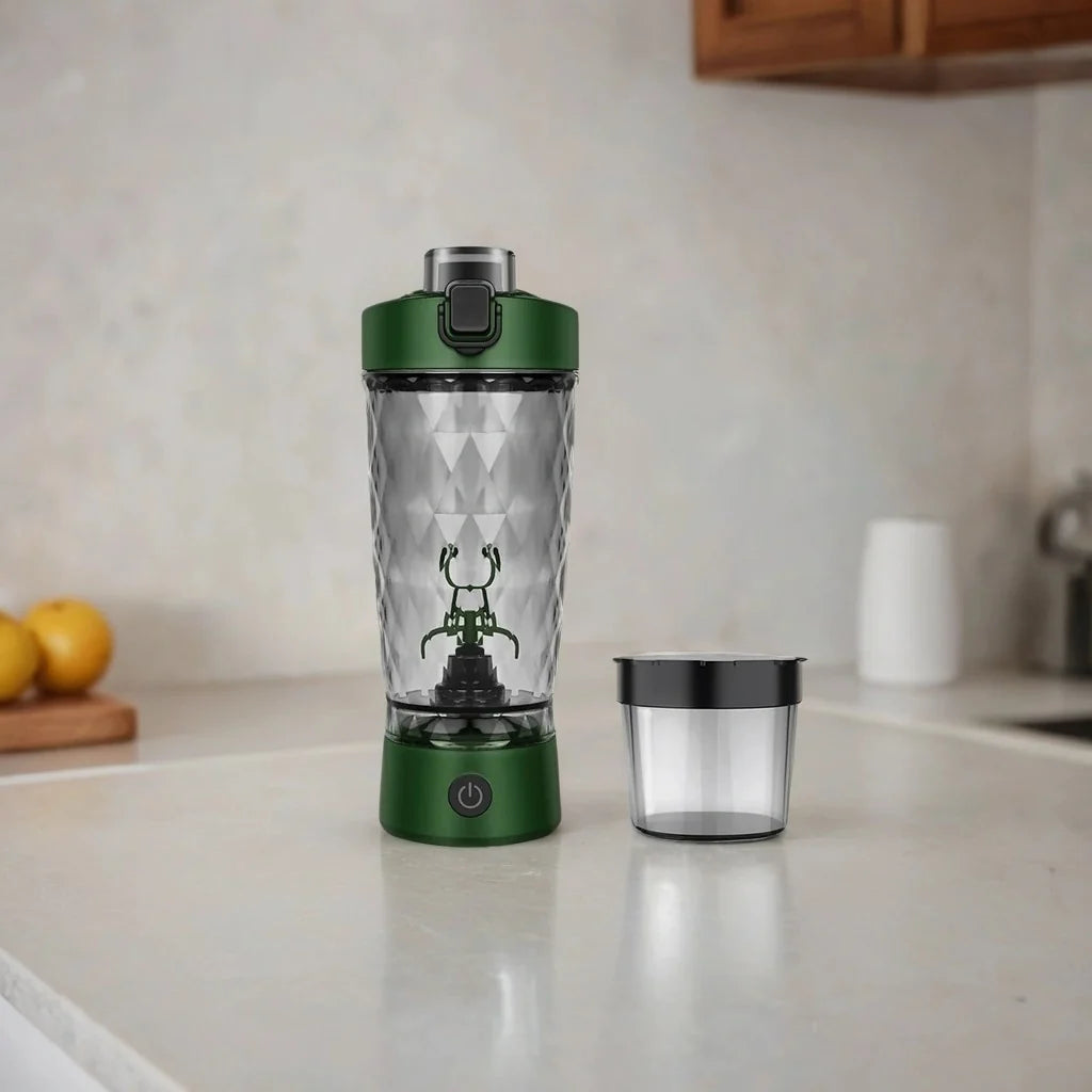 Protein Shaker Bottle Electric 7500RPM USB-C Rechargeable