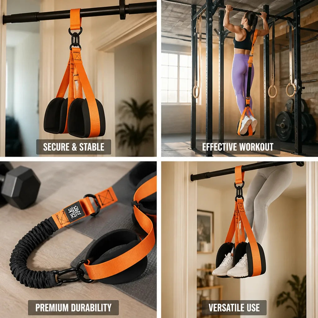 Pull-Up Assistance Band Double-Foot Stability 150 Lb Resistance