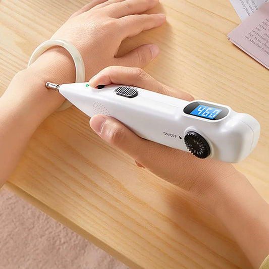 Pulse Massage Pen 9-Level USB Rechargeable Interchangeable Probes
