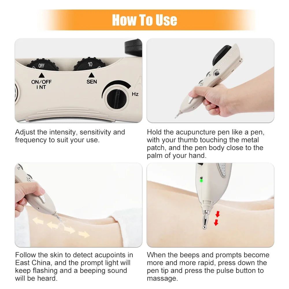 Pulse Massage Pen Needle-Free Rechargeable