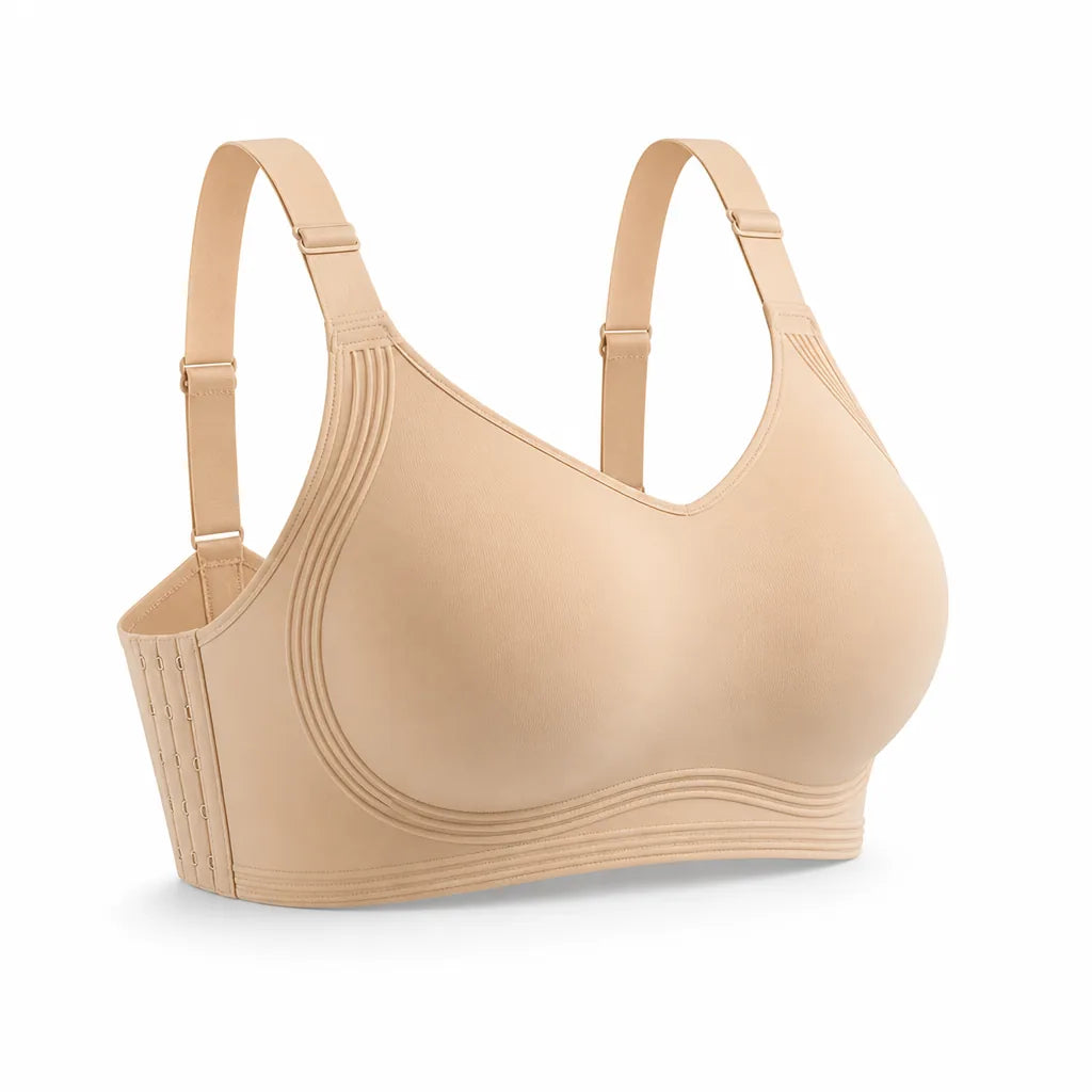 Push-Up Bra Full Coverage Wireless Adjustable Back