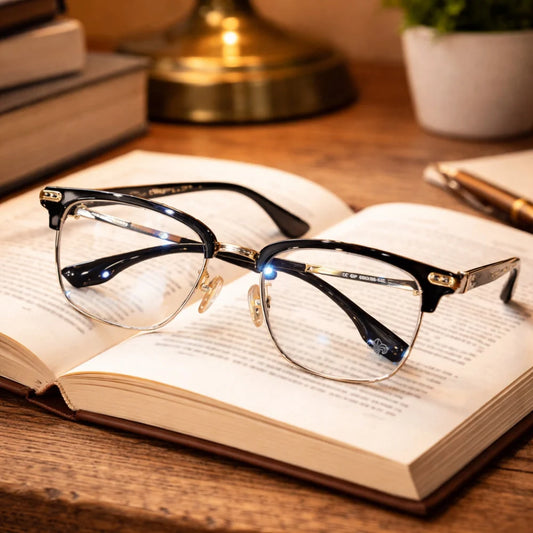 Reading Glasses Lightweight Composite Frame Anti-Glare Case & Cloth