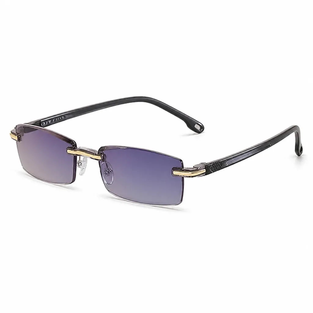 Reading Glasses Multifocal Rimless Anti-Blue Light