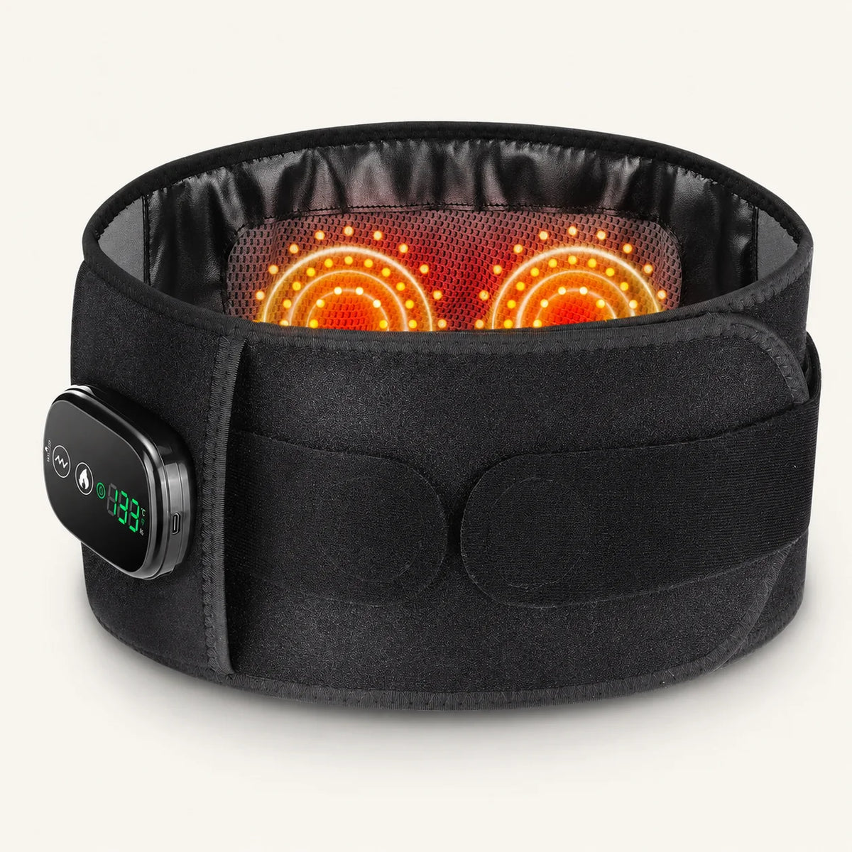 Red Light Therapy Belt Cordless Heat & Vibration