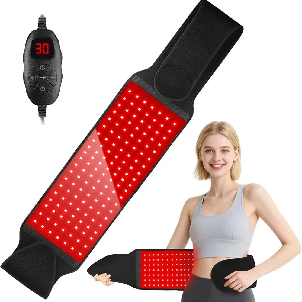 Red Light Therapy Belt Dual Red & Near-Infrared Flexible
