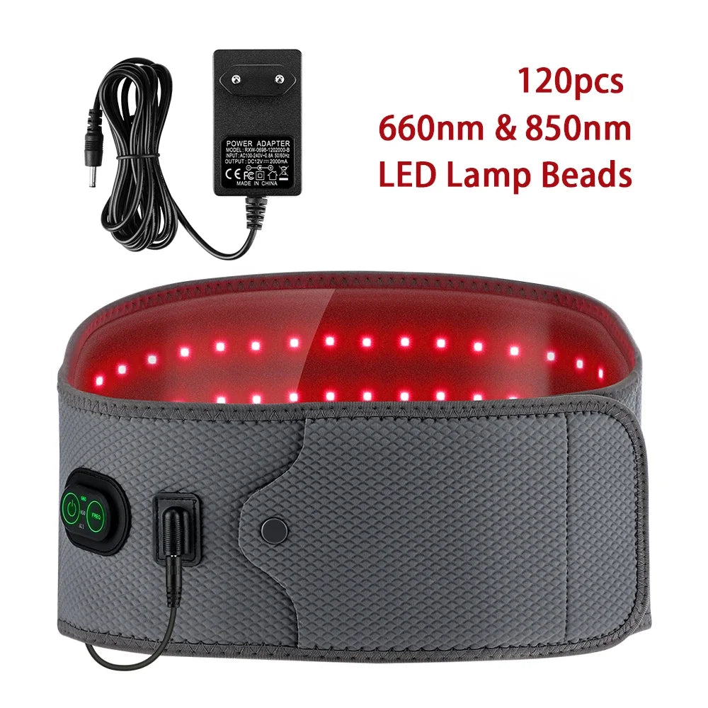 Red Light Therapy Belt Lumbar Dual Red & Near-Infrared