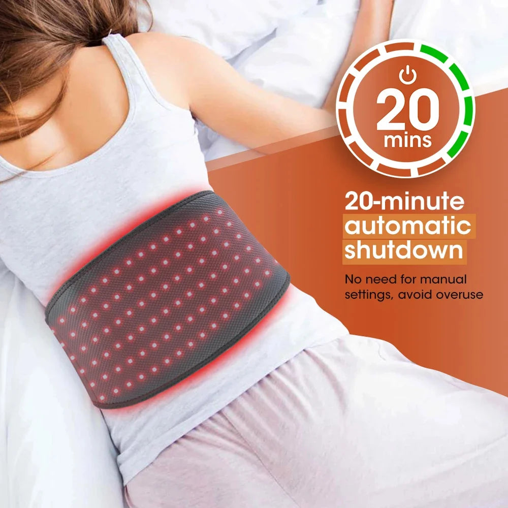 Red Light Therapy Belt Lumbar Dual Red & Near-Infrared