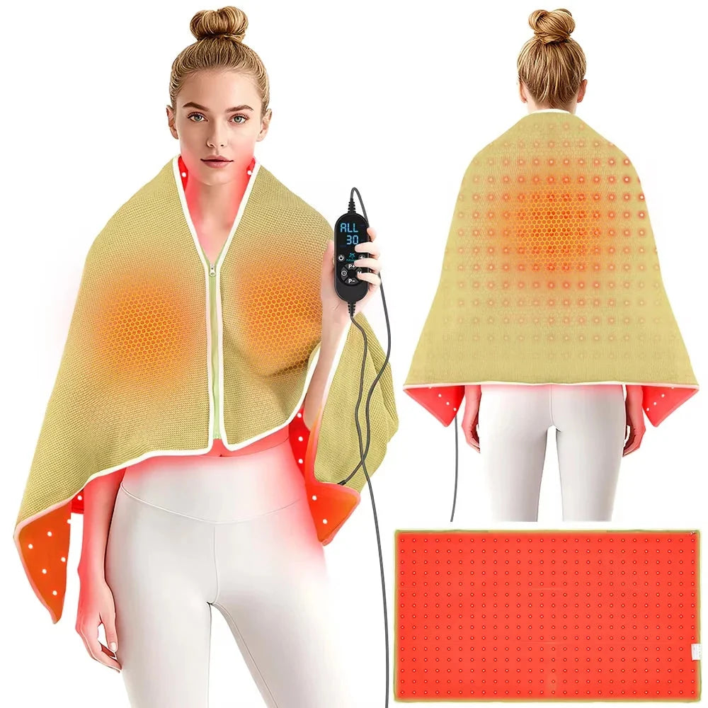 Red Light Therapy Blanket Full-Body Infrared Wrap