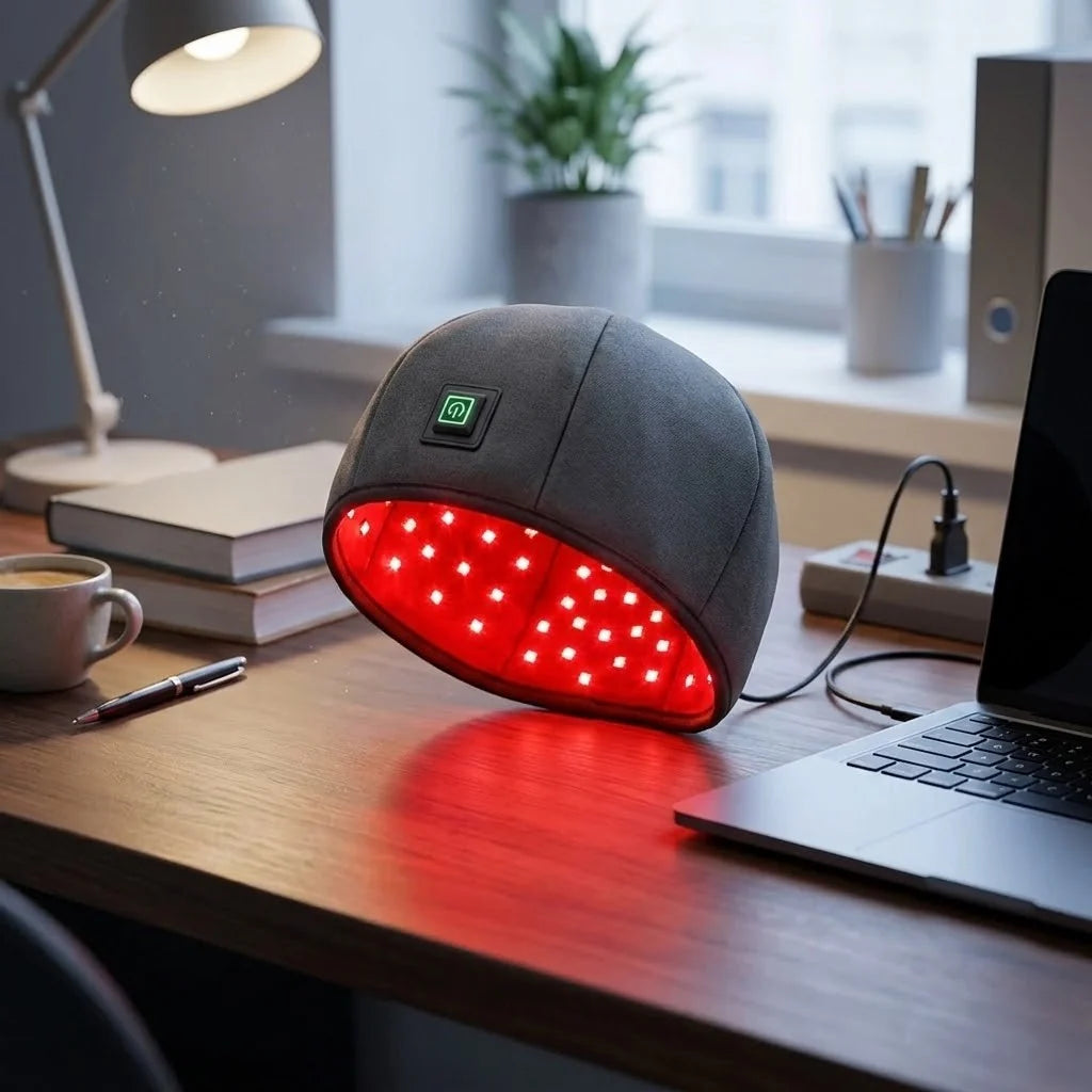 Red Light Therapy Cap Hands-Free Adjustable Fit