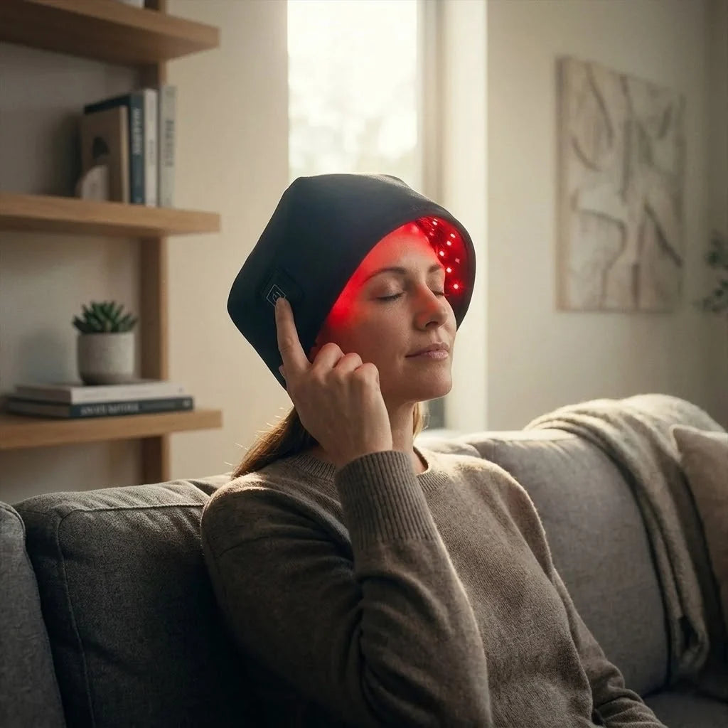 Red Light Therapy Cap Hands-Free Adjustable Fit