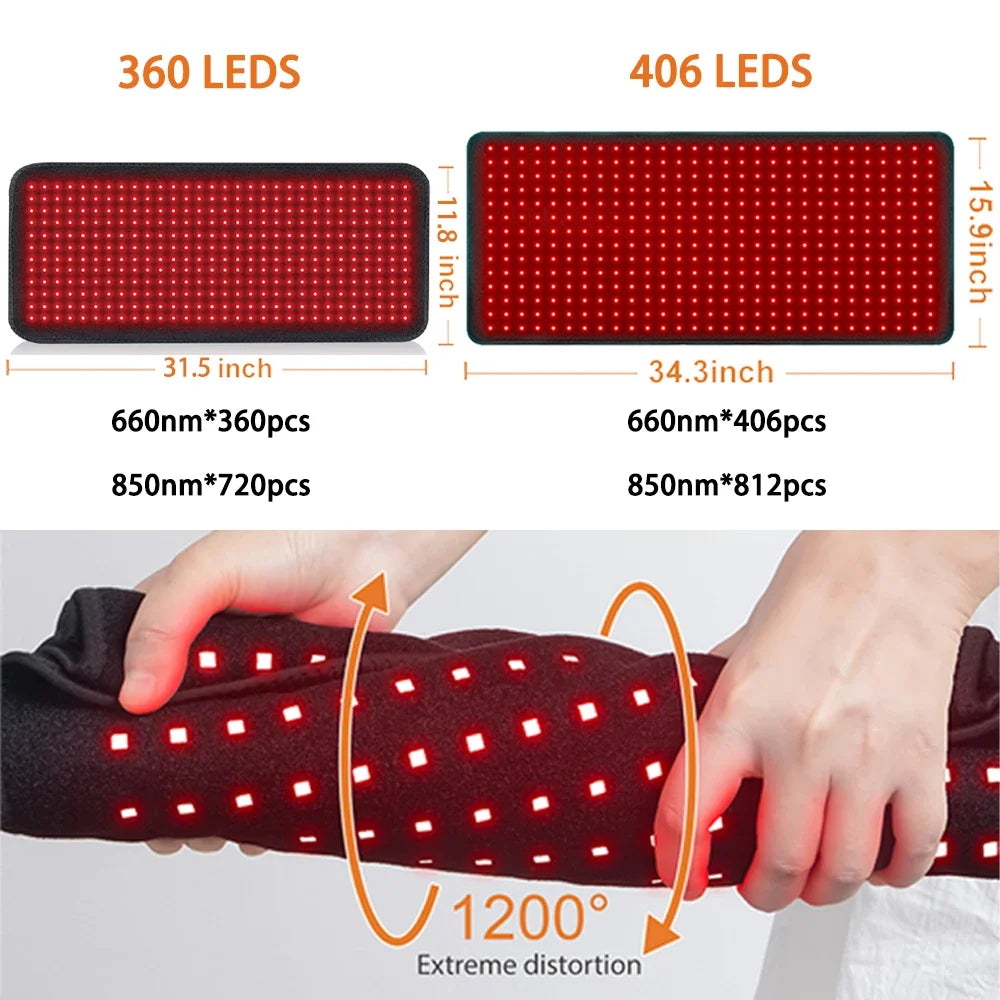 Red Light Therapy Pad Flexible Dual Red & Near-Infrared
