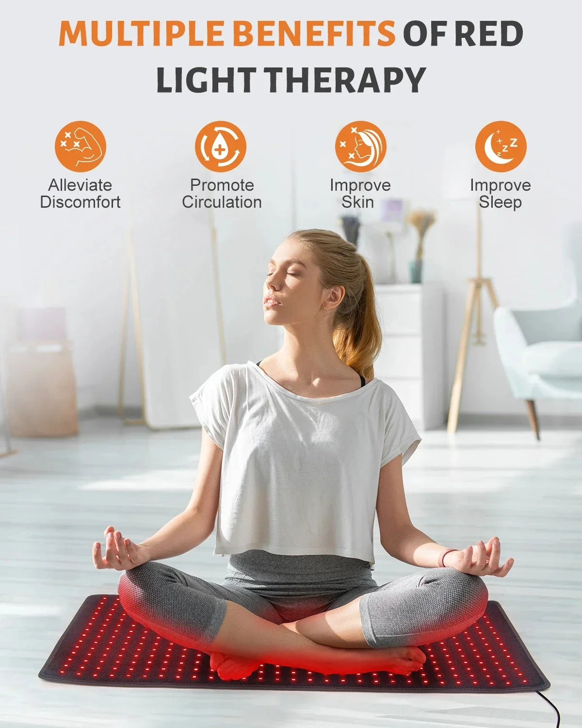Red Light Therapy Pad Flexible Dual Red & Near-Infrared