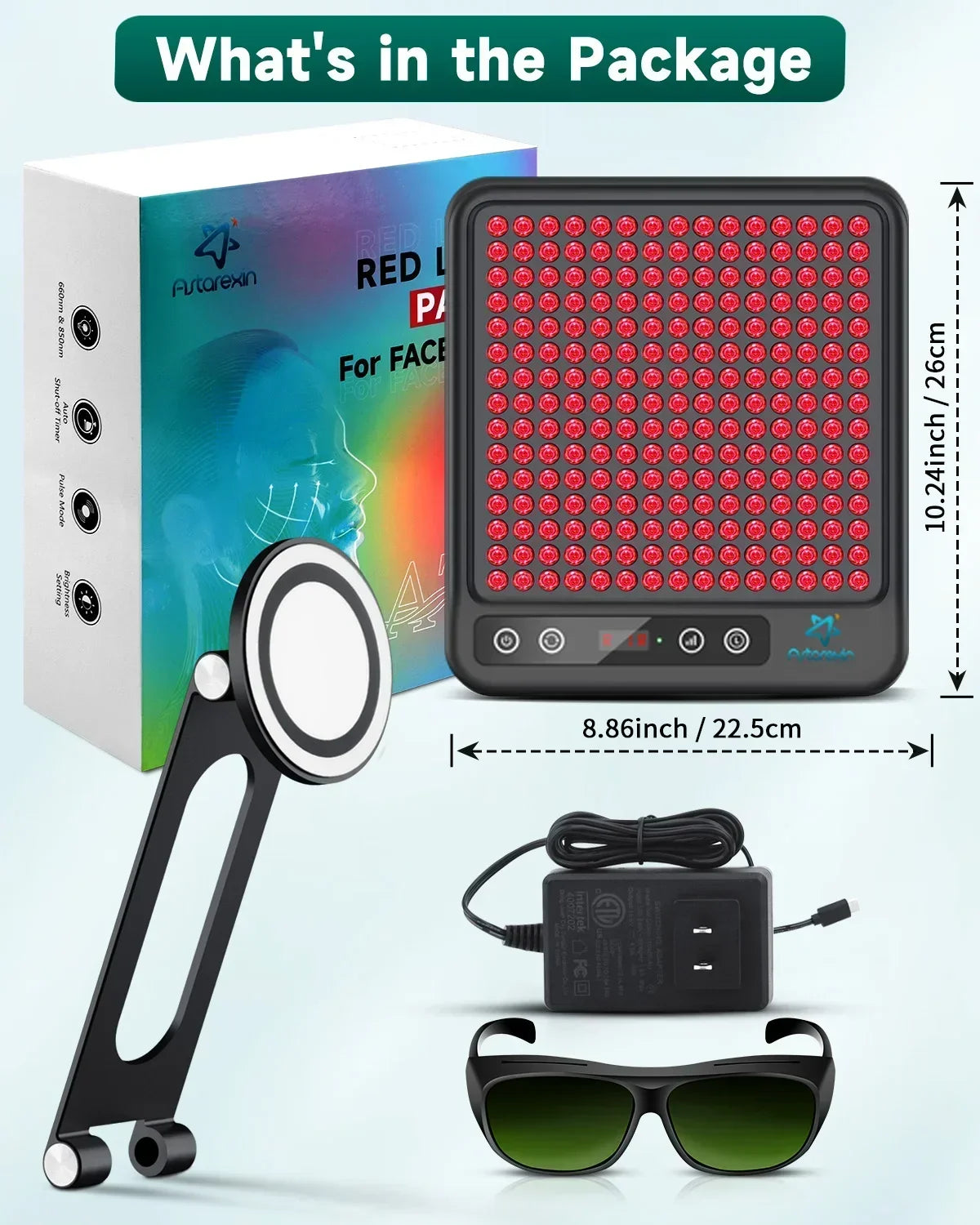 Red Light Therapy Panel Dual Wavelength Face & Body
