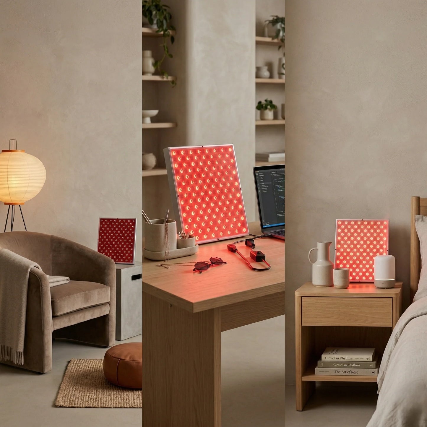 Red Light Therapy Panel Hands-Free & Multi-Plug
