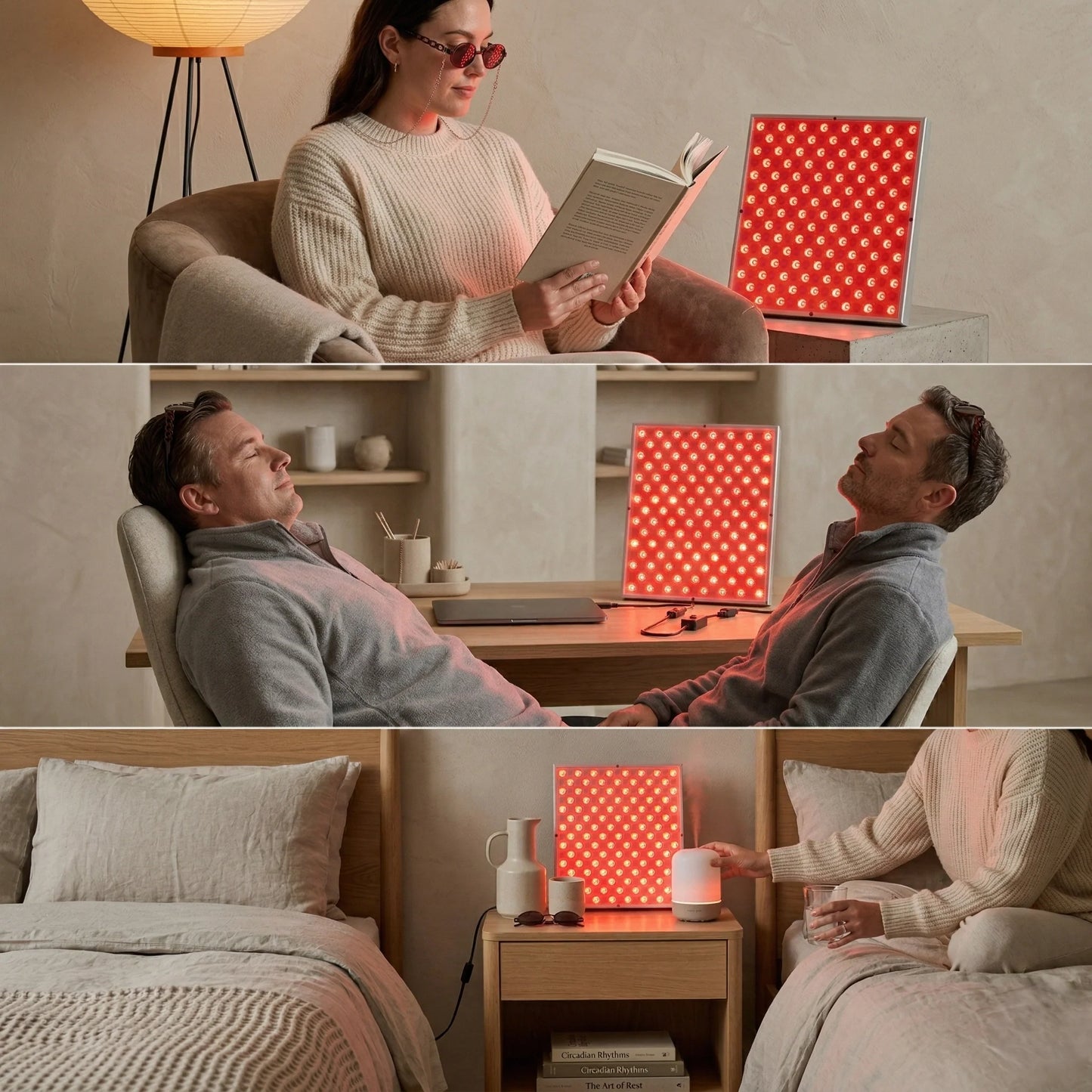 Red Light Therapy Panel Hands-Free & Multi-Plug