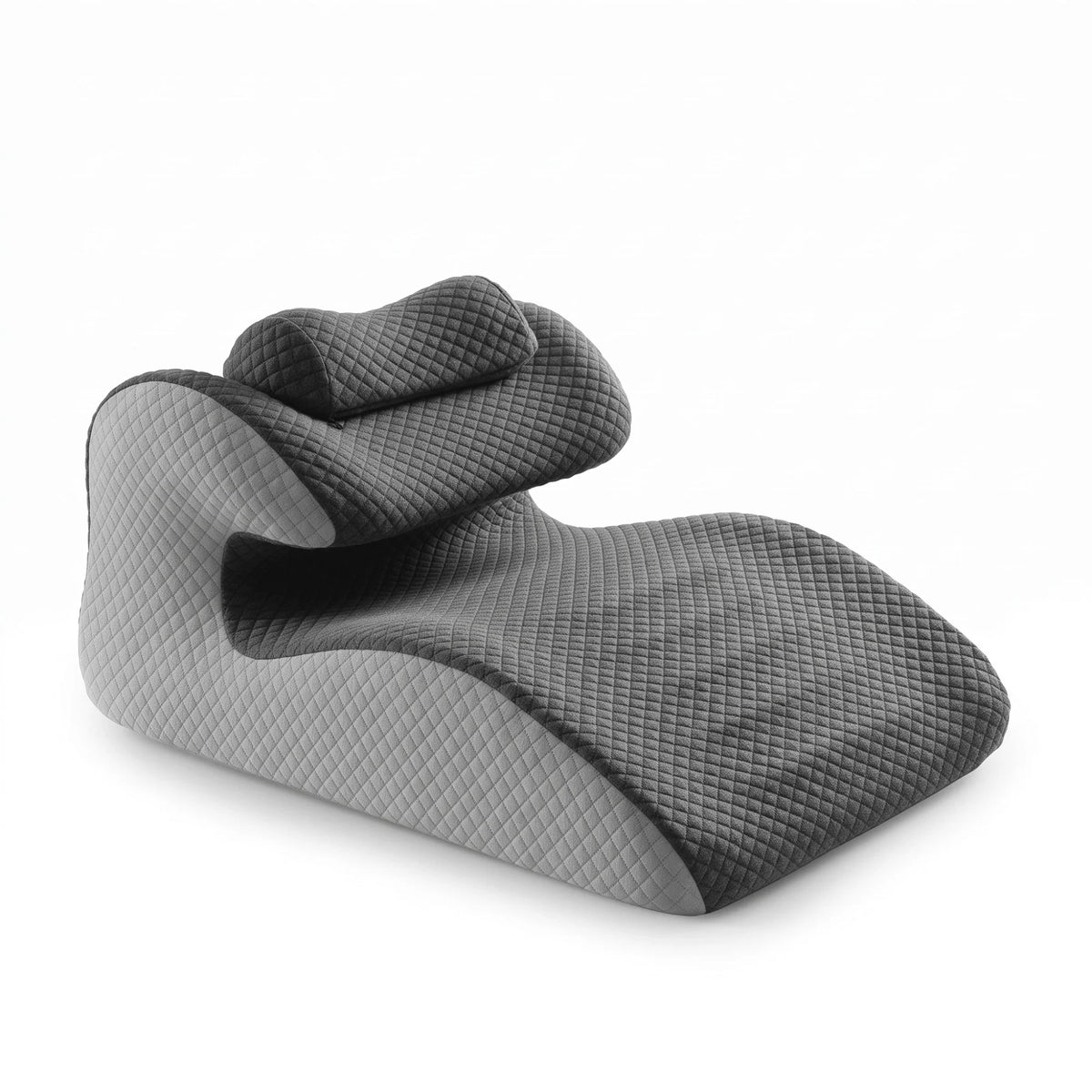 Reflux Wedge Pillow Contoured Neck Support Slow-Rebound Foam