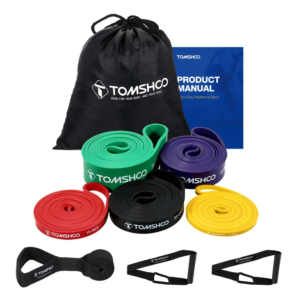 Resistance Band Set 5 Levels Door Anchor & Handles