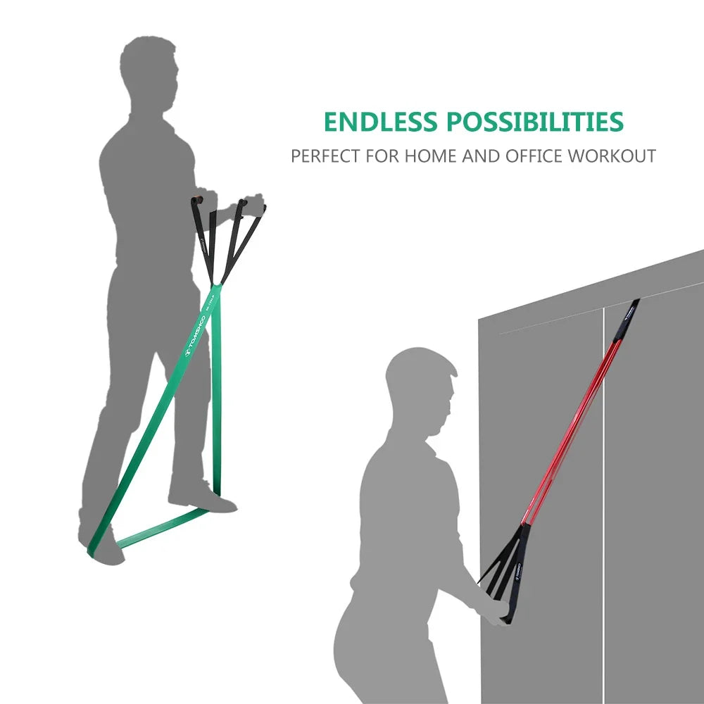 Resistance Band Set 5 Levels Natural Latex