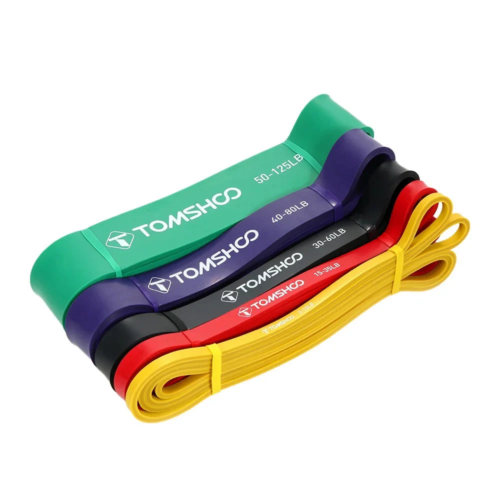 Resistance Band Set 5 Levels Natural Latex
