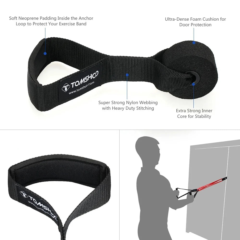 Resistance Band Set 5 Levels Natural Latex