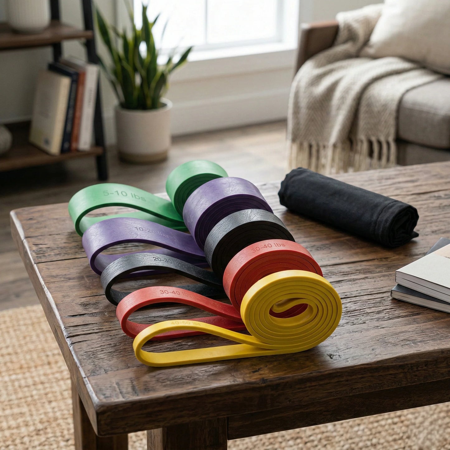 Resistance Bands 5-Piece Adjustable Set