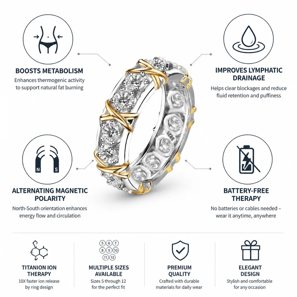Ring Magnetic Therapy Alternating Polarity