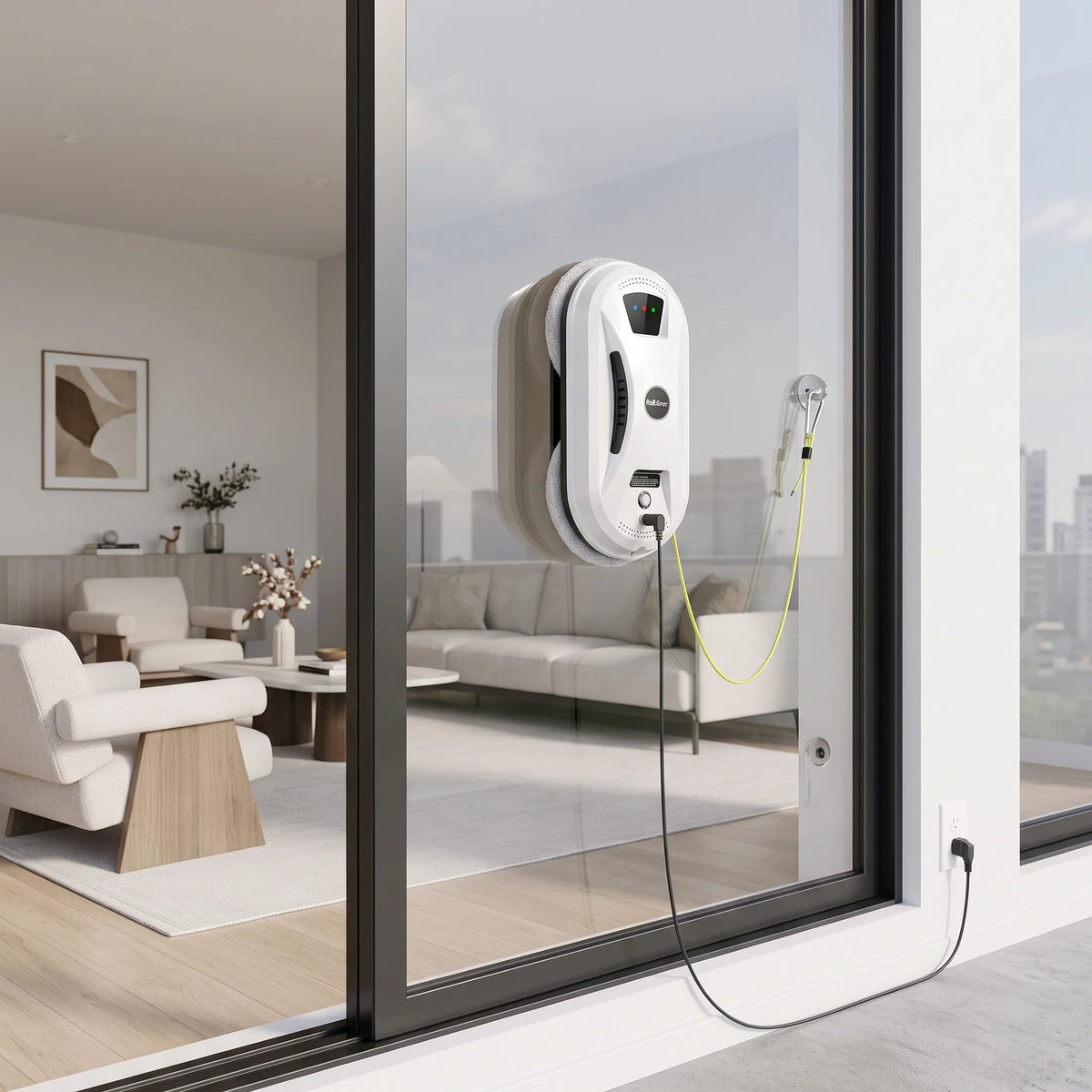 Robotic Window Cleaner 5600 Pa Suction Remote Control