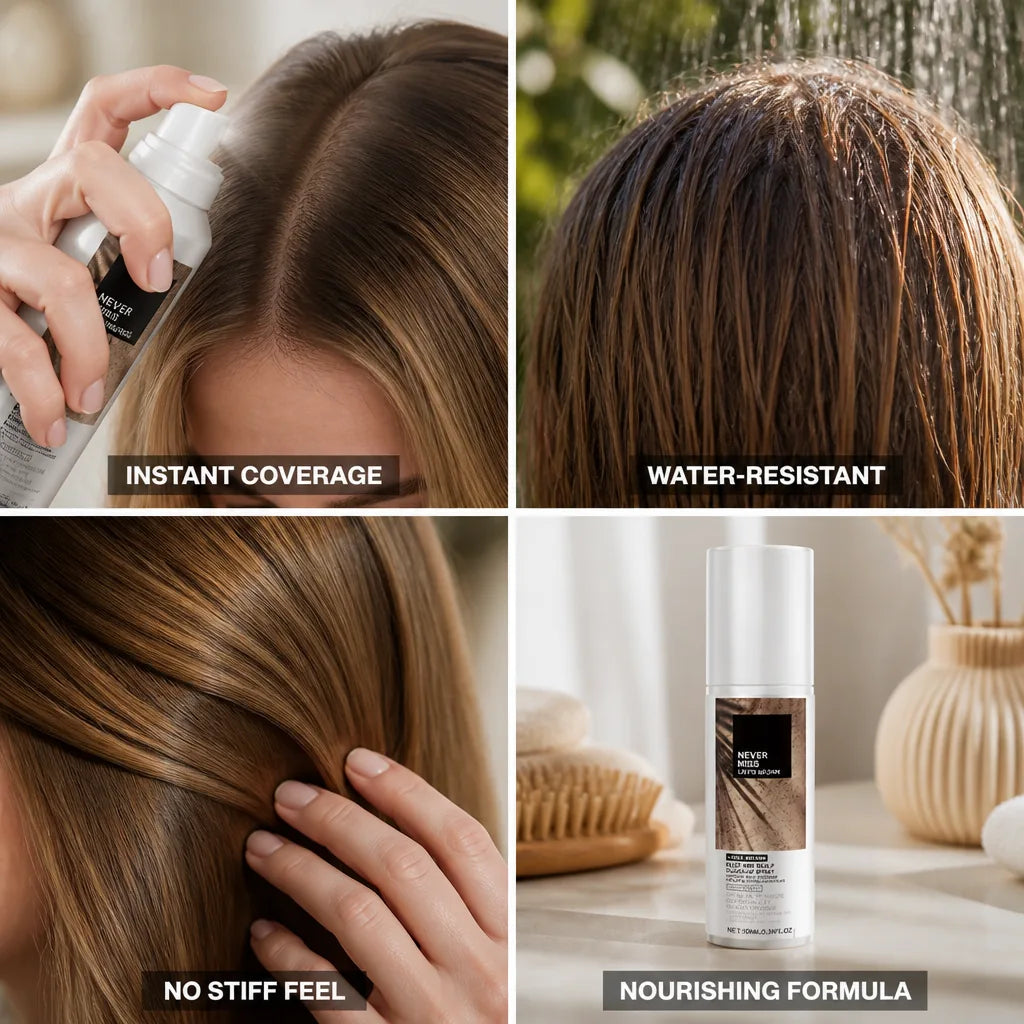 Root Concealer Spray Water-Resistant Natural Finish