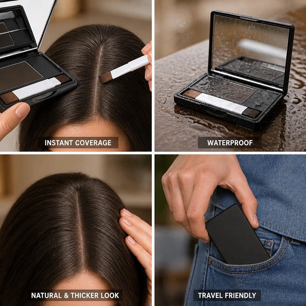 Root Touch-Up Powder Waterproof & Instant Thickening