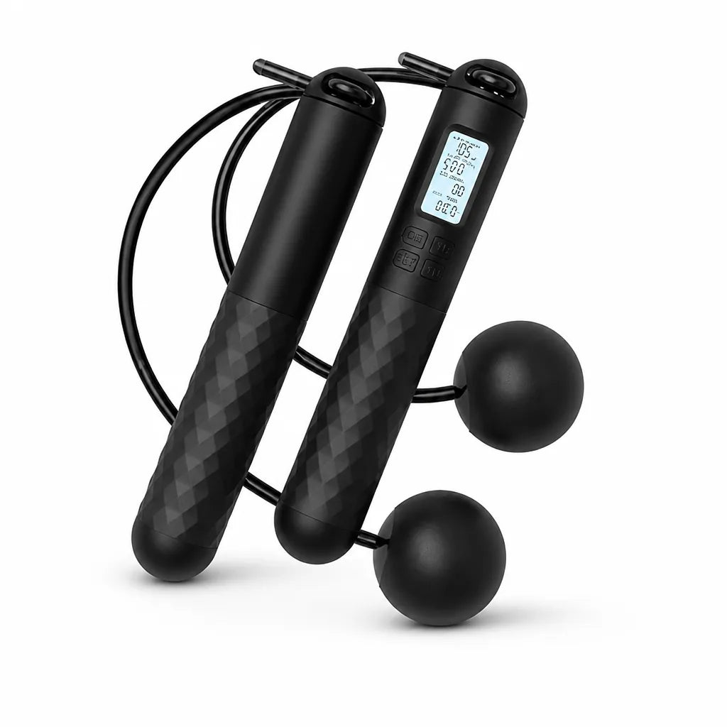 Ropeless Jump Rope Weighted Handles & LCD Counter