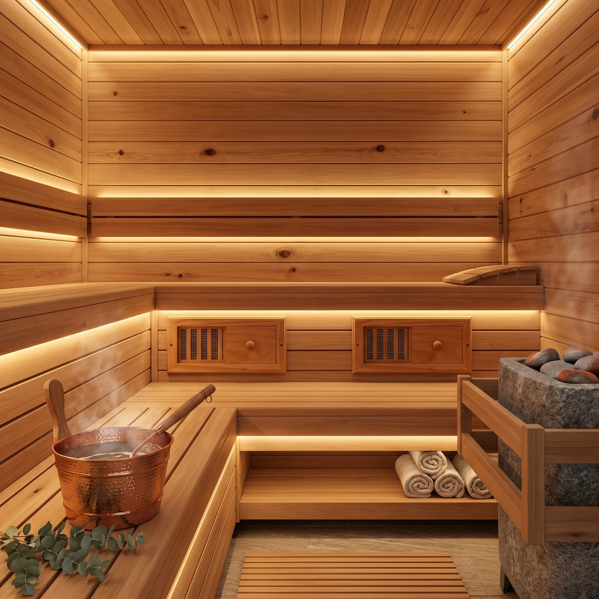 Sauna Air Vent Adjustable Airflow Tool-Free Installation