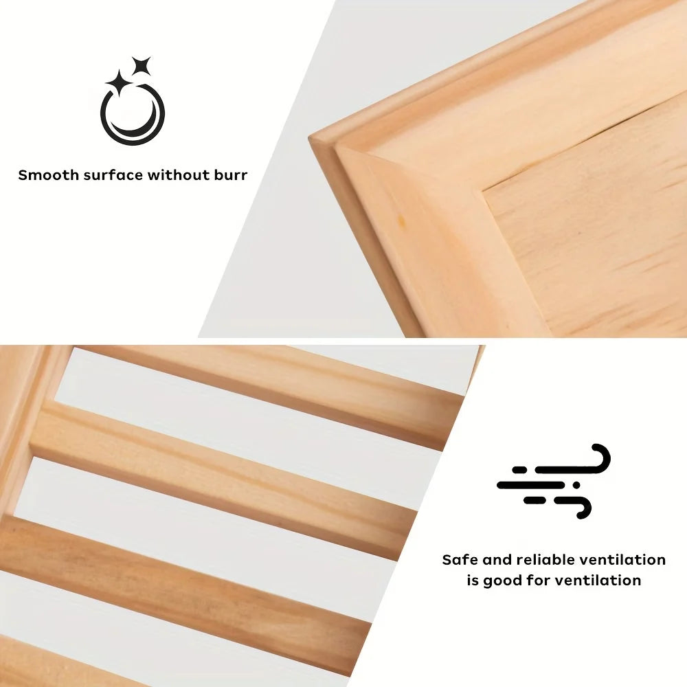 Sauna Air Vent Adjustable Airflow Tool-Free Installation