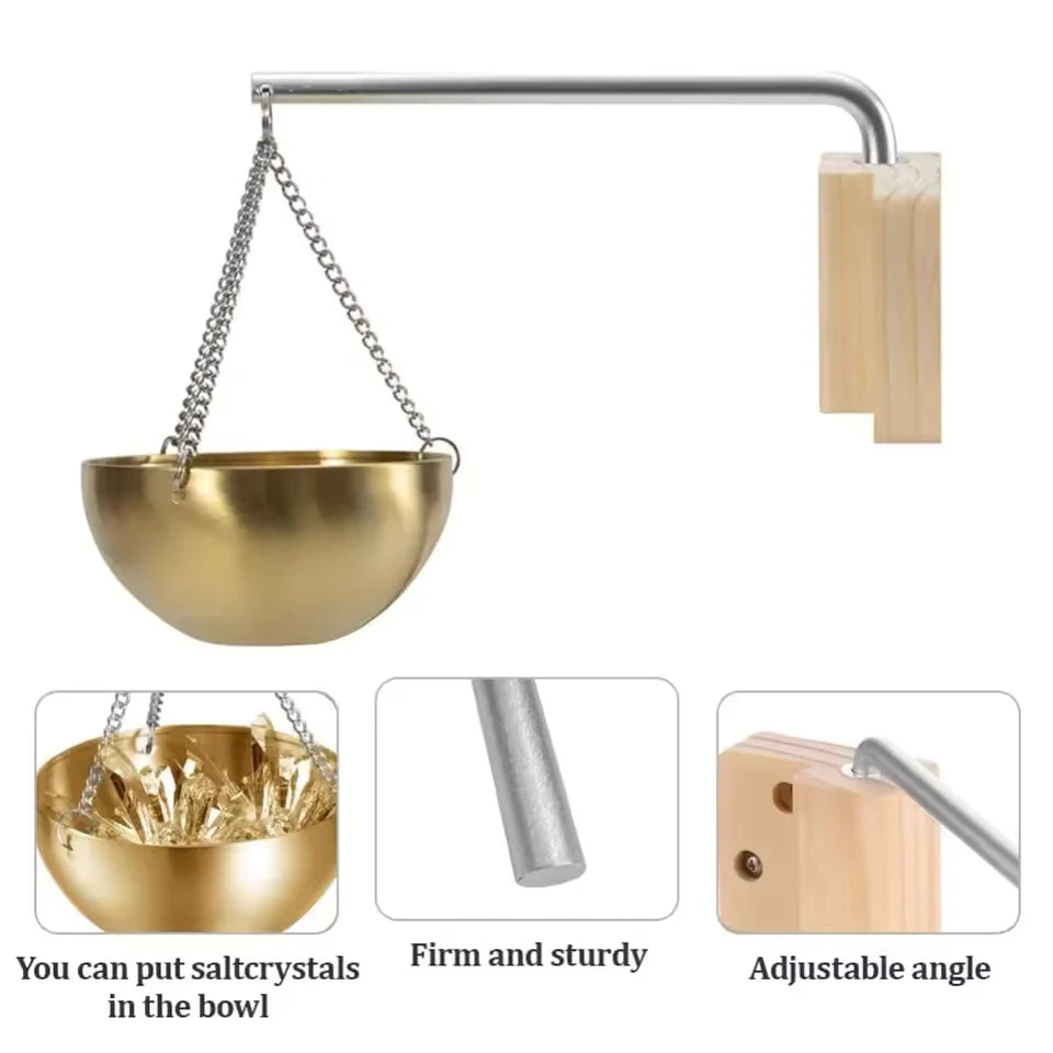 Sauna Aromatherapy Oil Bowl Stainless Steel Hanging