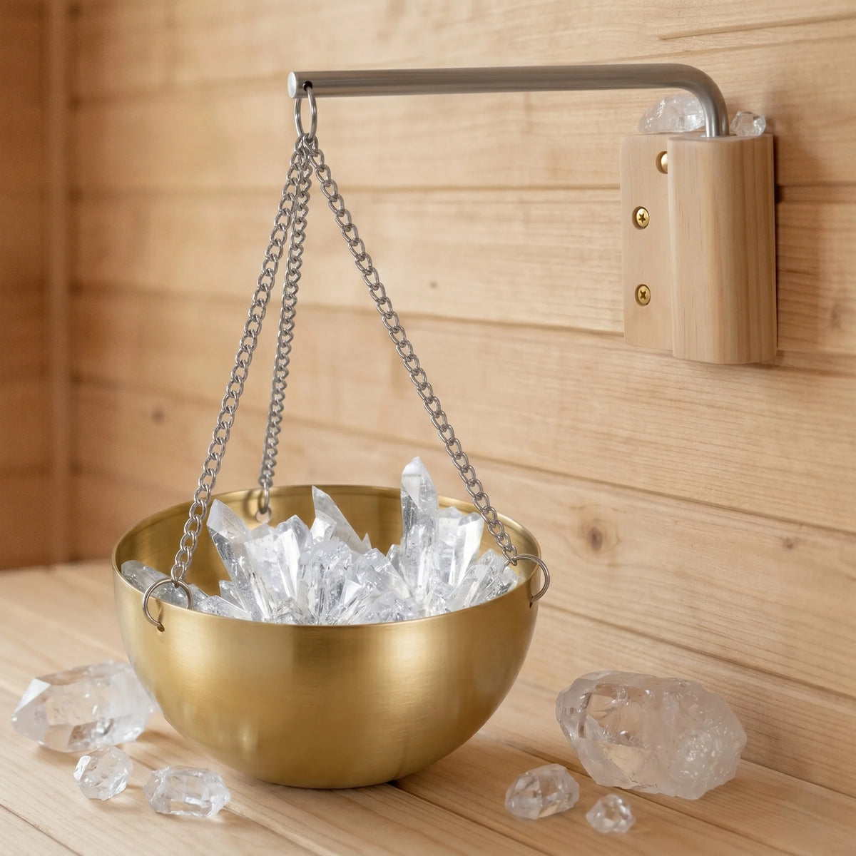 Sauna Aromatherapy Oil Bowl Stainless Steel Hanging