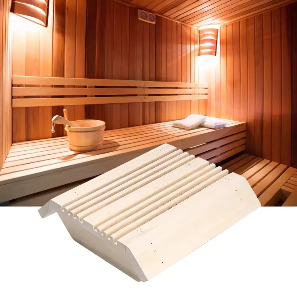 Sauna Light Cover Wooden Slatted Warm Ambient Glow