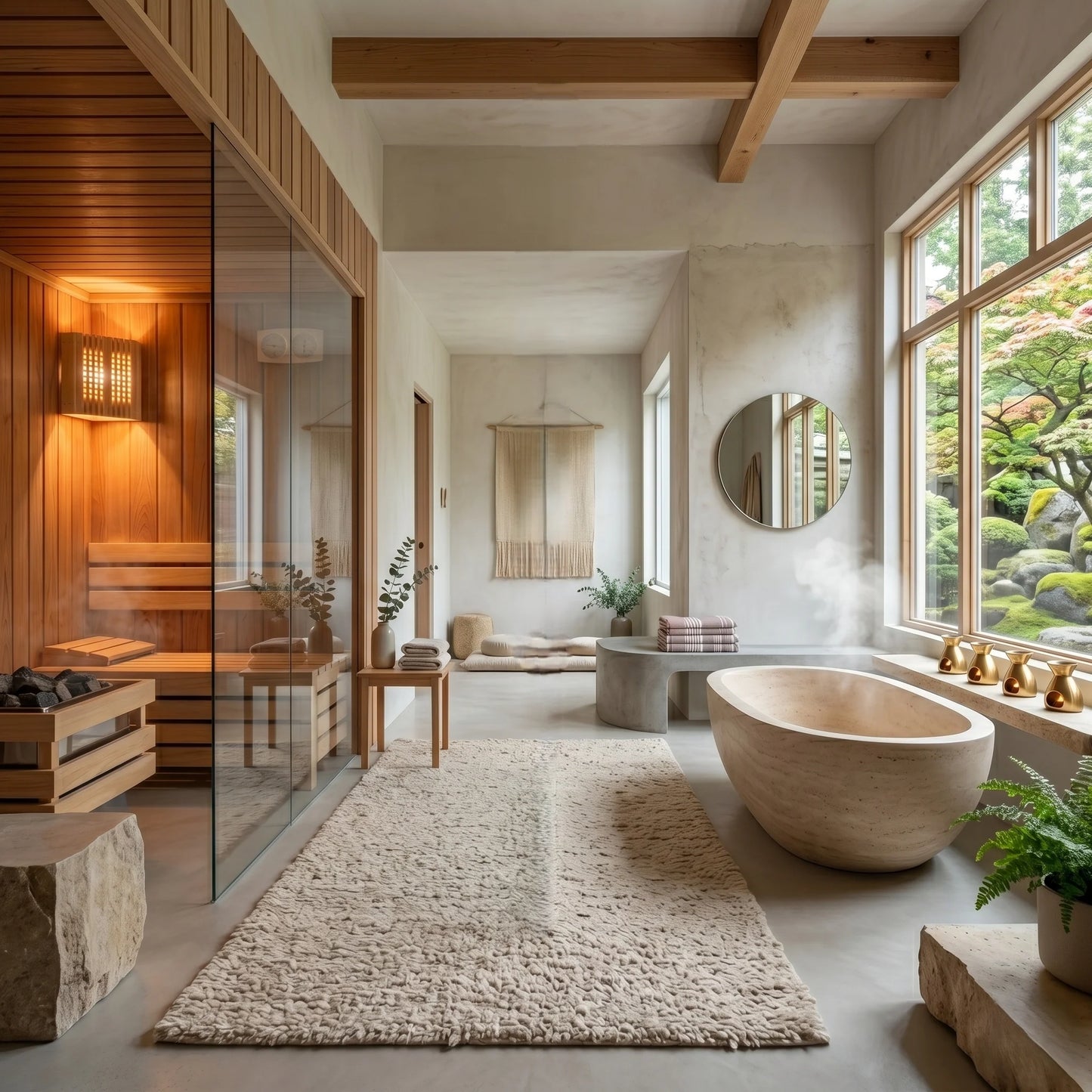 Sauna Light Cover Wooden Slatted Warm Ambient Glow