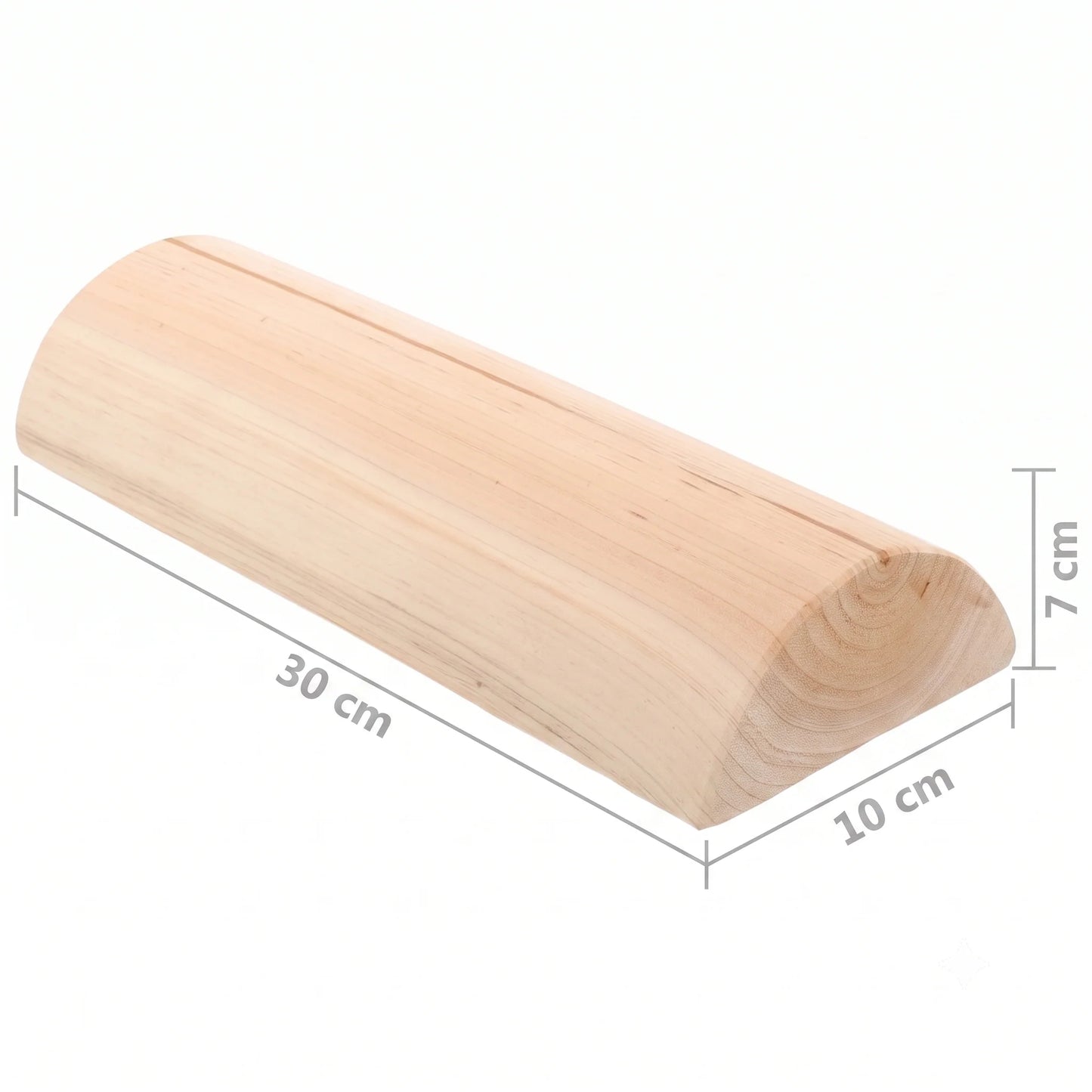 Sauna Neck Pillow Wooden Ergonomic Heat-Resistant