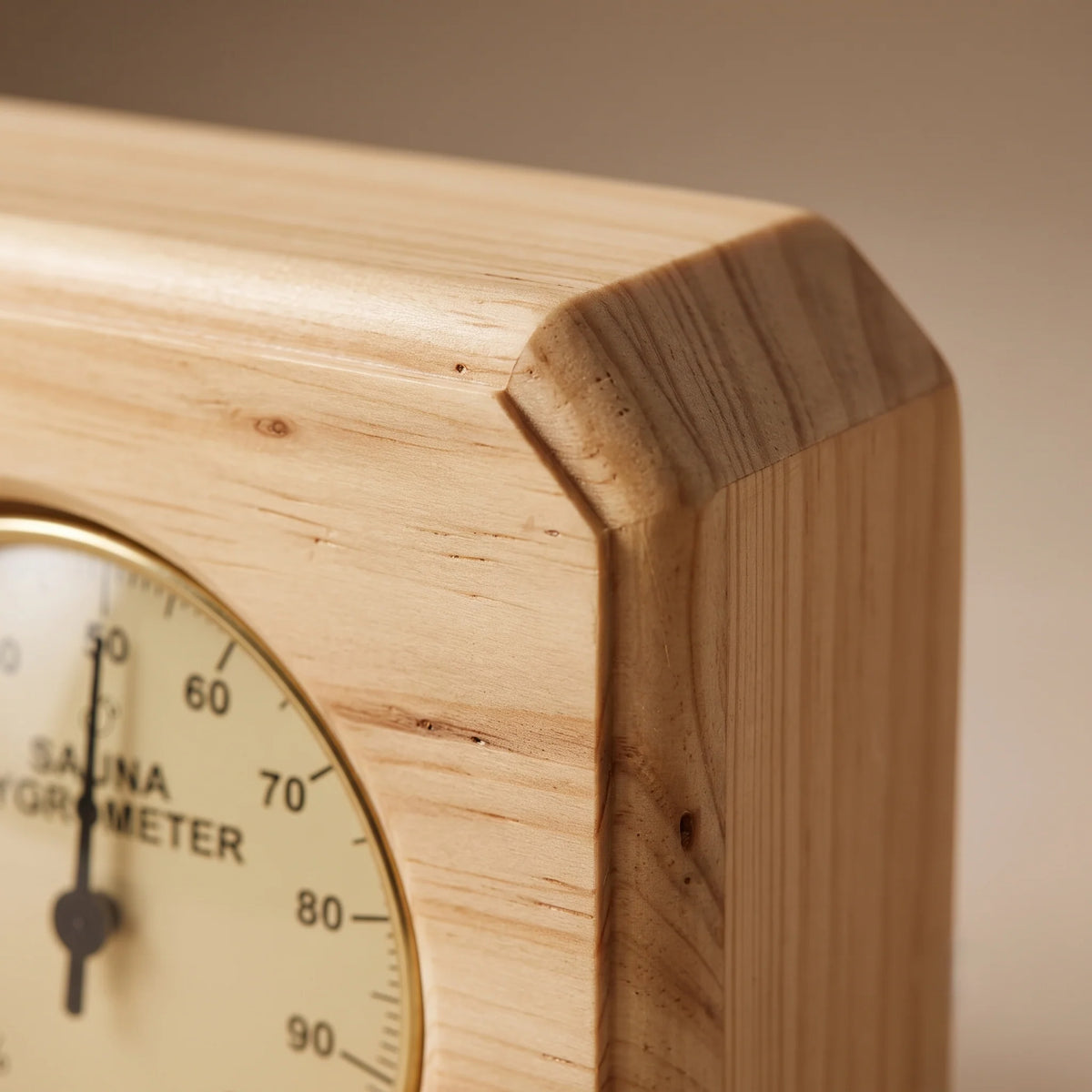 Sauna Thermometer & Hygrometer Wooden Wall-Mount Mechanical