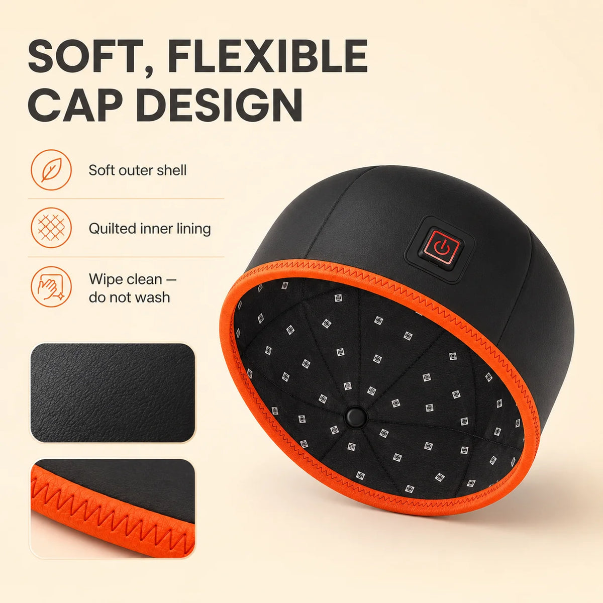 Scalp Light Therapy Cap Dual Red & Near-Infrared